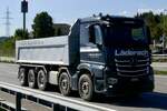 Ein MB Arocs Kipper von L�derach am 11.9.26 bei Grauholz.