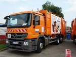 Stadt Hanau Mercedes Benz Actros Müllwagen am 26.08.17 beim Tag der offenen Tür