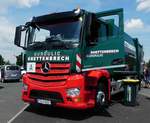 =MB Actros 2533 als Müllentsorgungsfahrzeug von  GURDULIC & KNETTENBRECH  präsentiert beim Country-, Trucker- und Streetfoodfestival Fulda im Juli 2017