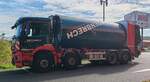 =MB Actros-M�llfahrzeug der Firma KNETENBRECH & GURDULIC steht im September 2026 in Petersberg