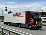 Ein weiterer MB Actros Sattelzug von Galliker am 4.9.25 beim Grauholz.