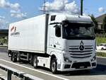 Ein MB Actros Sattelzug von Alliance Transport am 5.9.25 beim Grauholz.
