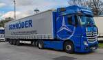 =MB Actros der Logistiker SCHRÖDER rastet an der A 7, 09-2025