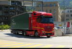 Mercedes Sattelschlepper unterwegs in Schaan/FL am 30.04.2026