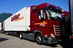 Ein MB Actros Sattelzug von Galliker am 27.6.26 beim Trucker Festival Interlaken.