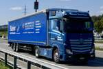 Ein MB Actros Sattelzug von Gasser am 11.9.26 bei Grauholz.