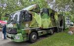 =MB Sattelzug als Werbetruck der Bundeswehr, gesehen  beim Hessentag in Fulda, 06-2026