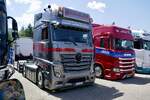 Eine MB Actros Zugmaschine von Heinrichs Transporte am 20.6.26 bei der L�ndle Truckshow.