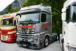 Die MB Actros L Zugmaschine von Imbach AG am 29.8.26 beim Diemtigtaler Truck Treff.