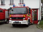 FFW Mainz Hechtsheim Mercedes Benz Atego HLF 20/16 am 14.03.15 am Feuerwerhaus 