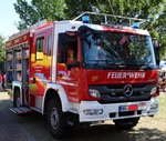 Feuerwehr Maintal Hochstadt Mercedes Benz Atego LF 10/6 KatS (Florian Maintal 3-43-1)    am 28.08.16 beim Weinfest 