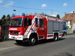 Feuerwehr Glauburg Stockheim Mercedes Benz Atego HLF 20 (Florian Glauburg 1/46) am 30.04.17 beim Bahnhofsfest in Stockheim