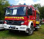 =MB Atego als Löschgruppenfahrzeug  der Feuerwehr SCHLITZ, steht im Mai 2017 in der Burgenstadt Schlitz
