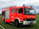 Feuerwehr Langenselbold Mercedes Benz Atego LF10 (Florian Langenselbold 1-43-1) am 09.09.17 bei einer Jugendfeuerwehr Großübung in Maintal Wachenbuchen