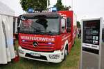 Werkfeuerwehr Bosch Rexroth AG Mercedes Benz Atego GW-L am 18.05.18 auf der RettMobil in Fulda