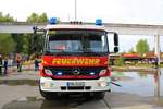 Feuerwehr Okriftel Mercedes Benz Atego LF10/6 (Florian Hattersheim 2/43) bei einer Jugendfeuerwehr Übung des Main Taunus Kreis am 22.09.18 in Okriftel 