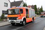 Feuerwehr Rüsselsheim Mercedes Benz Atego StlF20 am 16.06.19 beim Kreisfeuerwehrtag in Mörfelden 