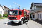 Feuerwehr Bischofsheim Mercedes Benz Atego TLF am 16.06.19 beim Tag der offenen Tür 