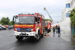Feuerwehr Großkotzenburg Mercedes Benz Atego LF10 am 17.08.19 bei einer Jugendfeuerwehrübung 