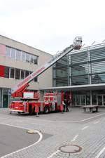 Feuerwehr Kronberg im Taunus Mercedes Benz Atego DLK 23/12 am 01.09.19 beim Tag der offenen Tür