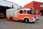Feuerwehr Aschaffenburg Mercedes Benz Atego LF am 29.09.19 beim Tag der offenen Tür
