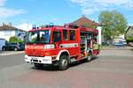 Feuerwehr Kelkheim Mercedes Benz Atego LF16 am 14.08.21 bei einen Fototermin