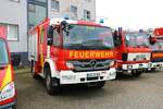 Feuerwehr Rüdesheim Mercedes Benz Atego LF10 Kats am 10.04.22 beim Tag der offenen Tür
