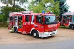 Feuerwehr Weiterstadt Mercedes Benz Atego LF20 am 25.09.22 beim Tag der offenen Tür