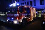 Feuerwehr Kelkheim Mercedes Benz Atego LF10 am 19.12.22 bei der Fire Truck Tour 2022