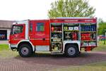 Feuerwehr Maintal Mercedes Benz Atego LF10 Kats (Forian Maintal 3-43-1) am 22.04.23 bei einen Fototermin