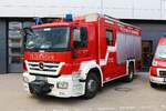 Feuerwehr Mannheim Mercedes Benz Atego HLF20 der Wache3 am 13.05.23 beim Tag der offenen Tür der Wache Nord