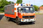 Feuerwehr Aschaffenburg Mercedes Benz GW-Gefahrgut (Florian Aschaffenburg 1/52-1) am 01.07.23 bei einen Fototermin. Vielen Dank für das tolle Shooting