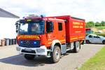 Feuerwehr Altenstadt Oberau Mercedes Benz Atego GW-L (Florian Altesntadt 6/64) am 29.07.23 bei einen Fototermin.