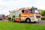 Feuerwehr Nidderau Mercedes Benz Atego HLF20/16 am 13.08.23 bei einer Übung in Hammersbach