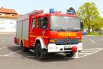 Feuerwehr Wächtersbach Mercedes Benz Atego HLF20/16 (Florian Wächtersbach 1/46/1) am 14.04.24 bei einen Fototermin. Danke für das tolle Shooting