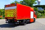 Feuerwehr Dreieich Sprendlingen Mercedes Benz Atego GW-L (Florian Dreieich 4-64-1) am 05.07.25 bei einen Fototermin. Danke für das tolle Shooting