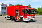 Feuerwehr Dreieich Sprendlingen Mercedes Benz Atego GW-L (Florian Dreieich 4-64-1) am 05.07.25 bei einen Fototermin. Danke für das tolle Shooting