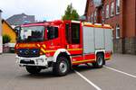 Feuerwehr Lollar Mercedes Benz Atego LF10 Kats (Florian Lollar 1/43) am 26.07.25 bei einen Fototermin. Danke für das tolle Shooting 