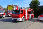 Feuerwehr Bad Schwalbach Mercedes Benz Atego 1830 Rosenbauer DLK 23/12 (Florian Schwalbach 2/30) am 07.09.25 bei der 100 Jahre Feuerwehr Heidenrod Kemel Feier
