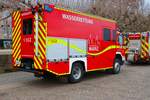 Feuerwehr Mainz Mercedes Benz Atego GW-Wasserrettung (Florian Mainz 2/58) am 31.12.25 beim Silvester Abschwimmen 2025 in Mainz am Rheinufer