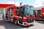 Mercedes Benz Econic 1835 Werkfeuerwehr Bosch Immenstadt/Blaichach mit Walser Aufbau als HLF Logistik am 08.05.26 in Fulda auf der Rettmobil