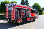 Mercedes Benz Atego 1530F Schlingmann Varus HLF20 Berufsfeuerwehr Frankfurt (Florian Frankfurt 5/46-9) am 23.05.26 in Oberursel Stierstadt bei einer Fahrzeugausstellung 