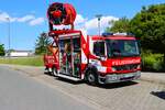 Mercedes Benz Atego 1324 GW-L�fter (Florian Frankfurt 11/59-01) am 23.05.26 in Oberursel Stierstadt bei einer Fahrzeugausstellung 