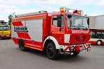 Mercedes Benz 1222 4x4 Metz R�stwagen (ehemalig Feuerwehr Nauheim) Abschleppdienst Loosen am 14.06.26 bei einen Fototermin. Danke f�r das tolle Shooting