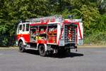 Feuerwehr Neu-Isenburg Zeppelinheim Mercedes Benz 1222AF Ziegler SW2000 (Florian Isenburg 3/62-1) am 25.07.26 bei einen Fototermin.