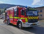 Mercedes Benz HLF 2, des CGDIS, war beim Tag des Zivilschutzes in Diekirch vor Ort.