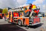 Feuerwehr Limburg an der Lahn Mercedes Benz Atego 1630F Rosenbauer DLK 23/12 (Florian Limburg 1-30) am 23.08.26 beim Tag der offenen T�r