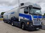 =MB Actros L 1848 der Spedition SCHMIDT-Heilbronn rastet im Juli 2026 an der A 7