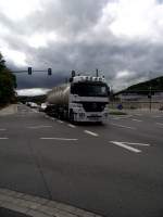 Mercedes Benz Actros Tanksattelaulieger am 13.09.11 in Mosbach 
