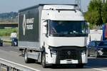 Ein Renault nit Pritschenaufbau von Renault Trucks am 11.9.26 bei Grauholz.